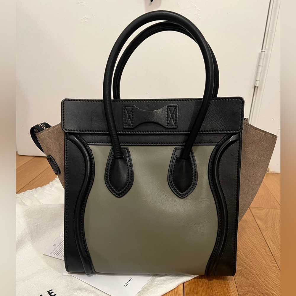 Celine Tri color Micro luggage tote - Picture 6 of 10
